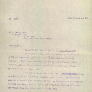 Soldier packet page