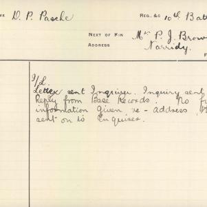 Soldier packet page