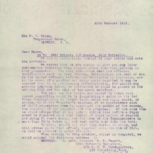 Soldier packet page
