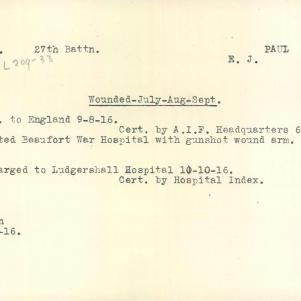 Soldier packet page