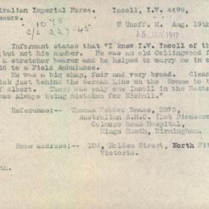 Soldier packet page