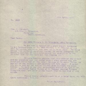 Soldier packet page