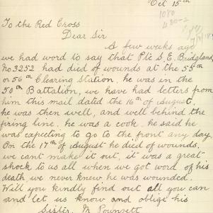 Soldier packet page