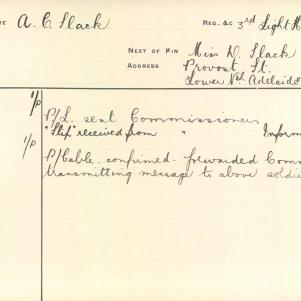 Soldier packet page