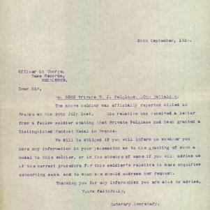 Soldier packet page