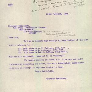 Soldier packet page