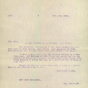Soldier packet page