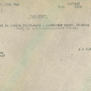 Soldier packet page