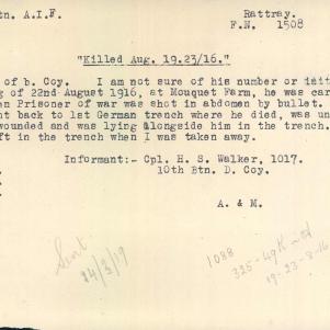 Soldier packet page