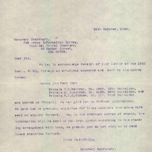 Soldier packet page