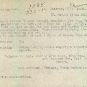Soldier packet page