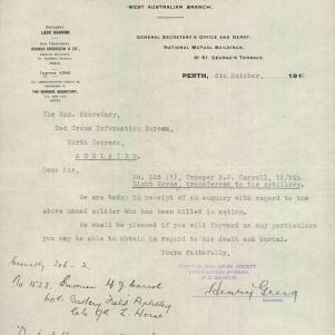 Soldier packet page