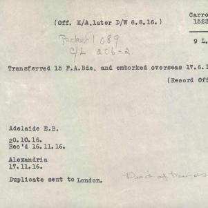 Soldier packet page