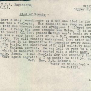 Soldier packet page