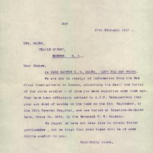 Soldier packet page