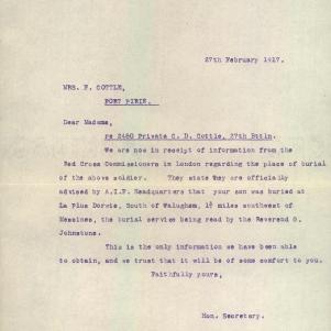 Soldier packet page