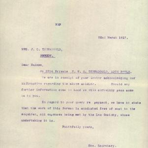 Soldier packet page
