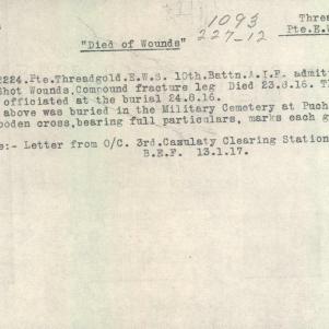 Soldier packet page