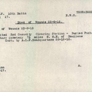Soldier packet page
