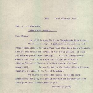 Soldier packet page