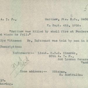 Soldier packet page
