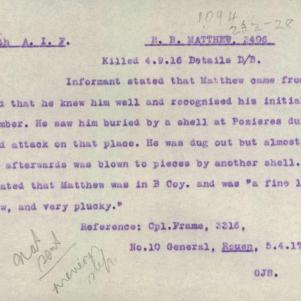 Soldier packet page