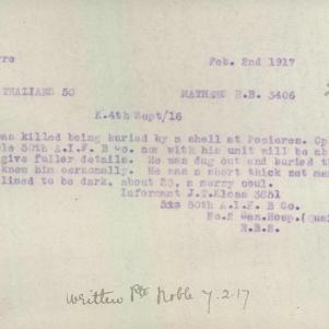 Soldier packet page