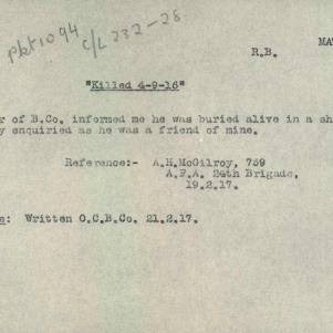Soldier packet page