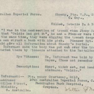 Soldier packet page
