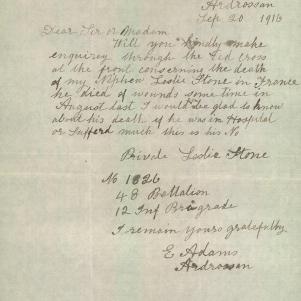 Soldier packet page