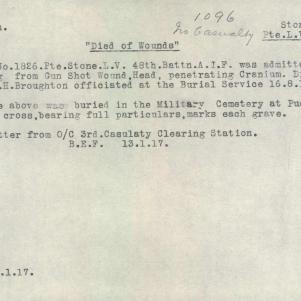 Soldier packet page