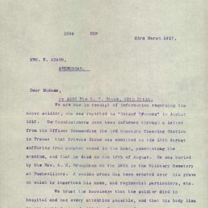 Soldier packet page