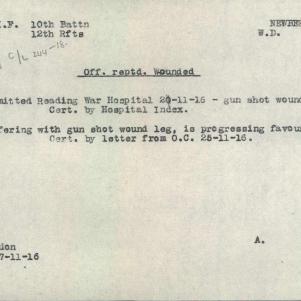 Soldier packet page