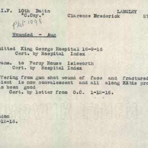 Soldier packet page
