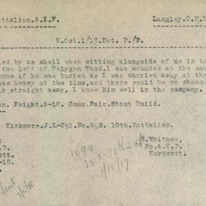 Soldier packet page
