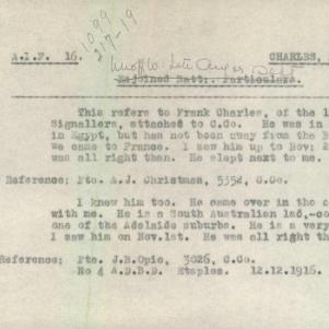 Soldier packet page