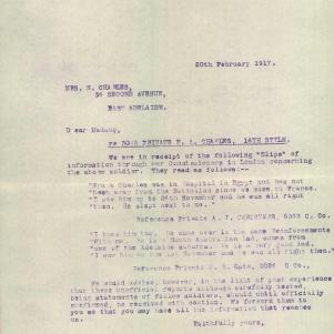 Soldier packet page