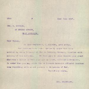 Soldier packet page