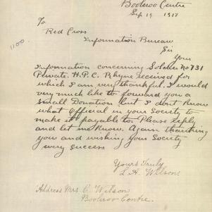 Soldier packet page