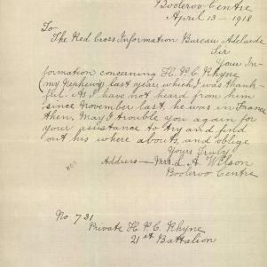 Soldier packet page