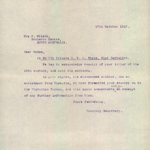 Soldier packet page