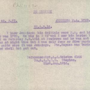 Soldier packet page