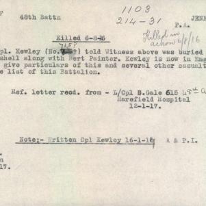 Soldier packet page