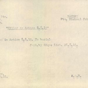Soldier packet page