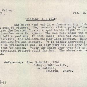 Soldier packet page