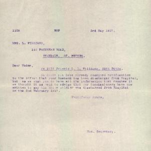 Soldier packet page