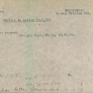 Soldier packet page