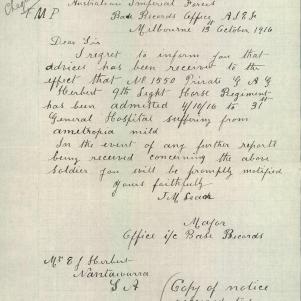 Soldier packet page