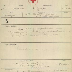 Soldier packet page
