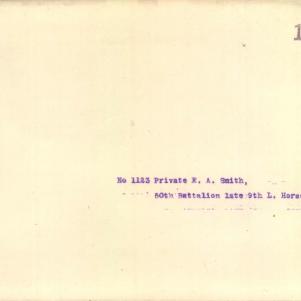 Soldier packet page